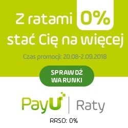 Raty 0% z PayU