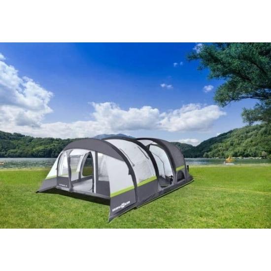 Brunner Titan AIRtech - Komfortowy namiot rodzinny z tubami dla 6 osób