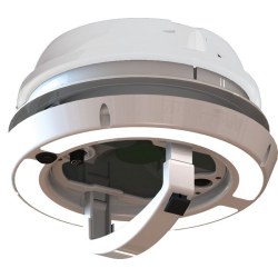 Wentylator dachowy / ścienny MaxxFan Dome Plus LED 12 V biały - Can
