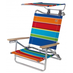 Krzesło plażowe z daszkiem Mediterrane - Euro Trail-2290429