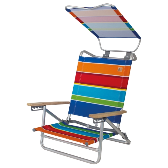 Krzesło plażowe z daszkiem Mediterrane - Euro Trail