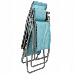 Leżak campingowy fotel relaksacyjny LAFUMA RSXA błękitny