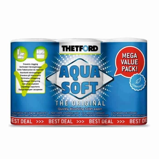 Papier toaletowy Aqua Soft  6 sztuk/opakowanie - Thetford-977542
