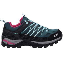 Buty trekkingowe damskie CMP Rigel Low WP niebiesko-czarno-różowe 3Q5445616NN-2332651