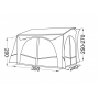 Namiot wolnostojący do kampera Fiat Ducato Casa Grande-2299666