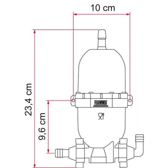 Zbiornik wyrównujący ciśnienie pomp ciśnieniowych A20 - Fiamma-1023815