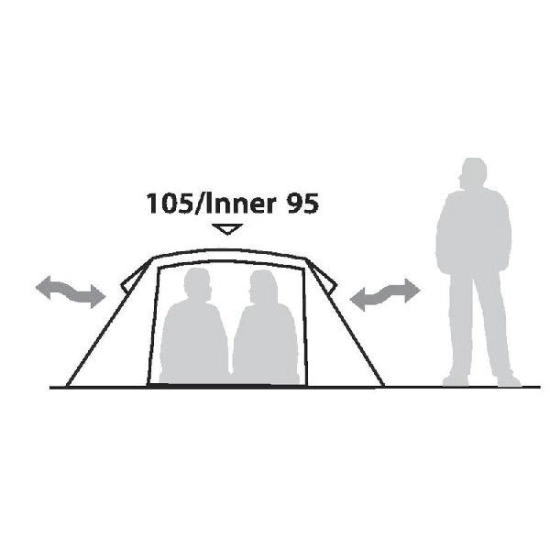 Namiot turystyczny dla 2 osób Verve 2 - Robens-1024992