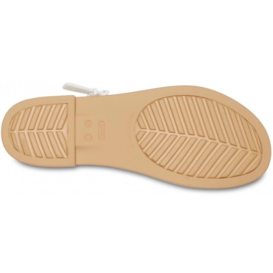 Crocs sandały damskie Tulum Sandal W perłowy 206107 1CQ-1177235