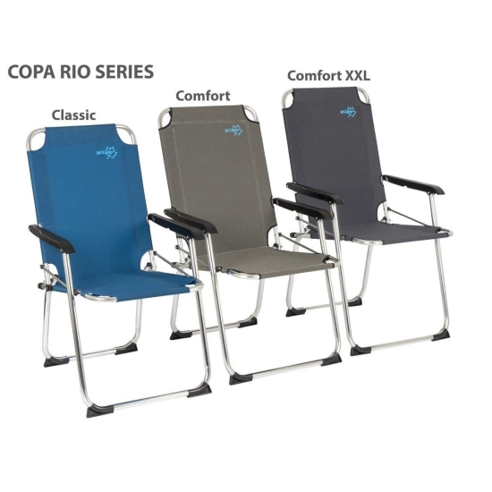 Krzesło Copa Rio Comfort XXL grafit Bo Camp-1413849