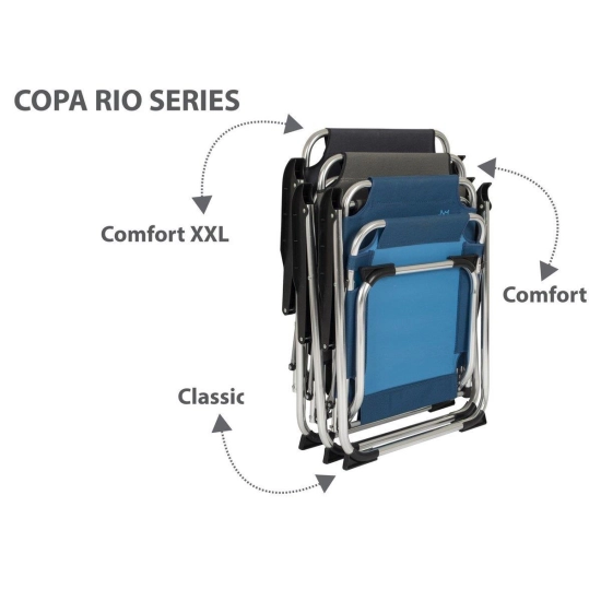 Krzesło Copa Rio Comfort XXL grafit Bo Camp-1413850