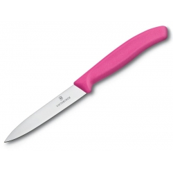 Nóż Victorinox do jarzyn, gładki, 10 cm, różowy-1469027