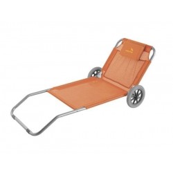 Wózek leżak plażowy 2 w 1 Pier Orange - Easy Camp-180023