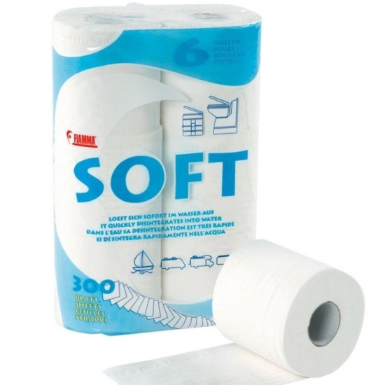 Papier toaletowy - Soft 6 rolek Fiamma-182867