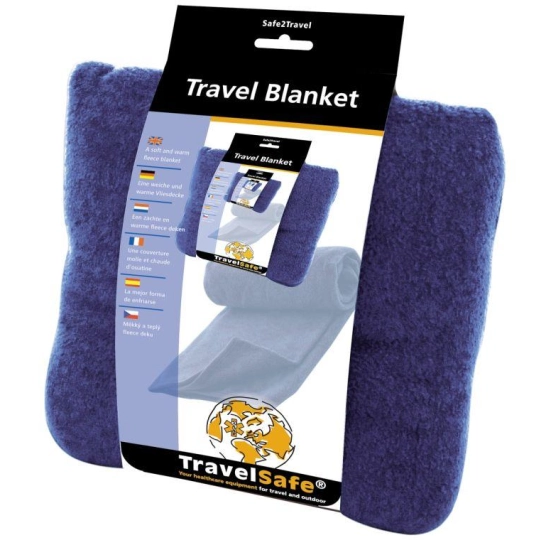 Koc polarowy Fleece Travel Blanket 120 x 100 cm - TravelSafe-198027