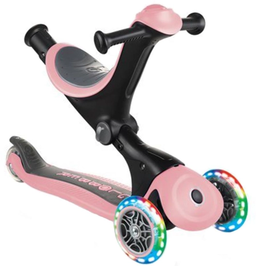 Hulajnoga jeździk rowerek Smj Globber GO-UP Deluxe Lights różowa 646-211-2020965
