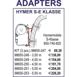 Adapter Hymer S/E Klasse 450 - Fiamma-205420