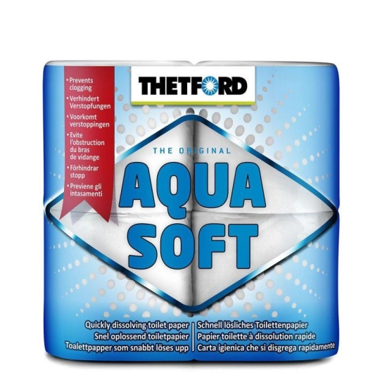 Zestaw płynów Aqua Kem Blue 1.5l   Aqua Rinse Plus 1.5L   Papier Toaletowy Aqua Soft 4 Thetford-216406