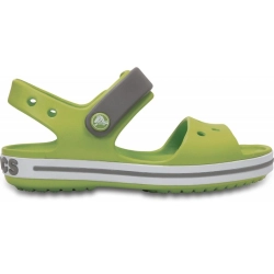 Crocs Crocband Sandal Kids zielono szare 12856 3K9-581697