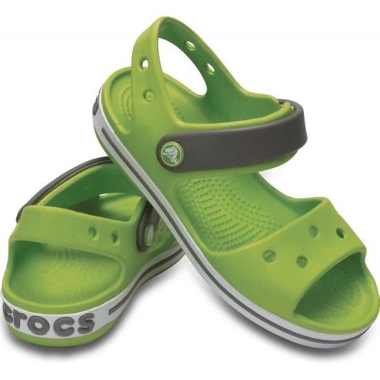 Crocs Crocband Sandal Kids zielono szare 12856 3K9-581700