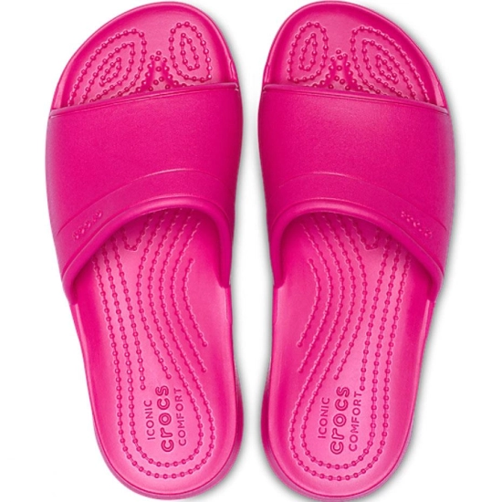 Crocs Classic Slide Kids różowe 204981 6XO-581744