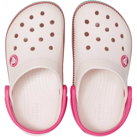 Crocs Crocband Sequin Band Clog Kids jasno różowe 205525 6PI-581764