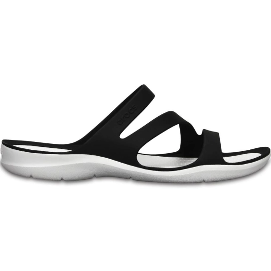 Crocs Swiftwater Sandal W czarno białe 203998 066-581777