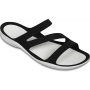 Crocs Swiftwater Sandal W czarno białe 203998 066-581779