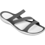 Crocs Swiftwater Sandal W szaro białe 203998 06X-581809
