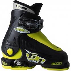 Buty narciarskie Roces Idea Up czarno-limonkowe JUNIOR 450490 18