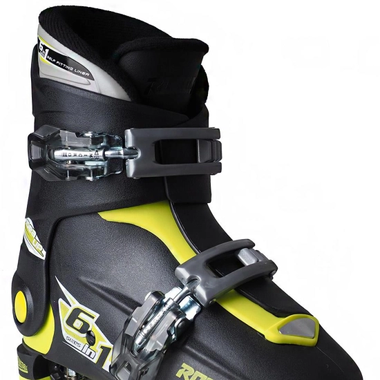 Buty narciarskie Roces Idea Up czarno-limonkowe JUNIOR 450491 18-808224