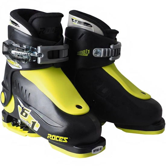 Buty narciarskie Roces Idea Up czarno-limonkowe JUNIOR 450490 18-808237