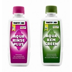 Zestaw płynów Aqua Kem Green 0.375L Aqua Rinse Plus 0,4L - Thetford-964325